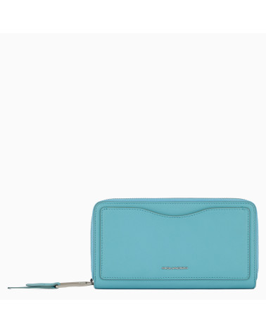 Piquadro Portafoglio Pelle Donna Azzurro | Porta Carte Credito